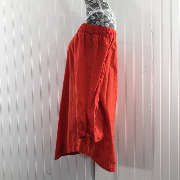 Free People Red Off The Shoulder Sleeve Blouse - Picture 5 of 12